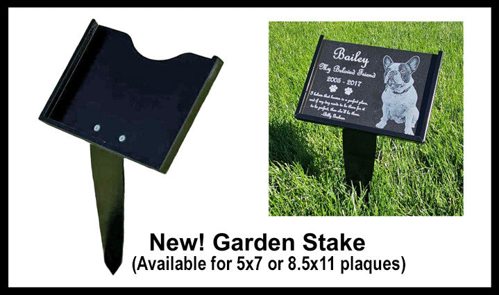 Garden Stake for Memorial Plaque
