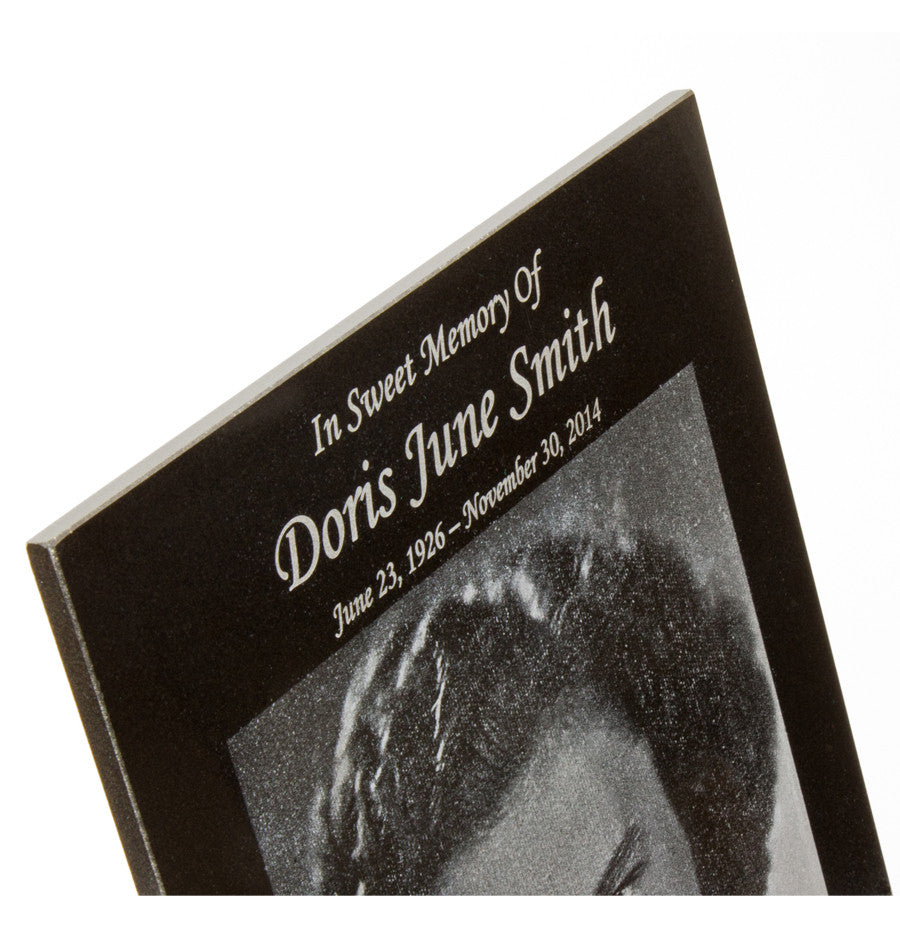 Engraved Granite Memorial Plaque