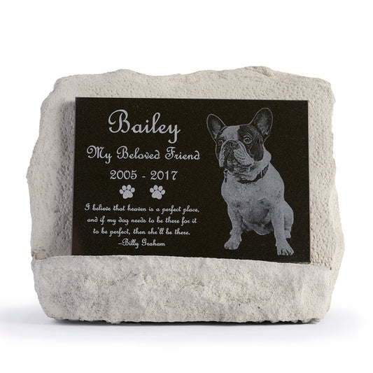 pet memorial stone easel