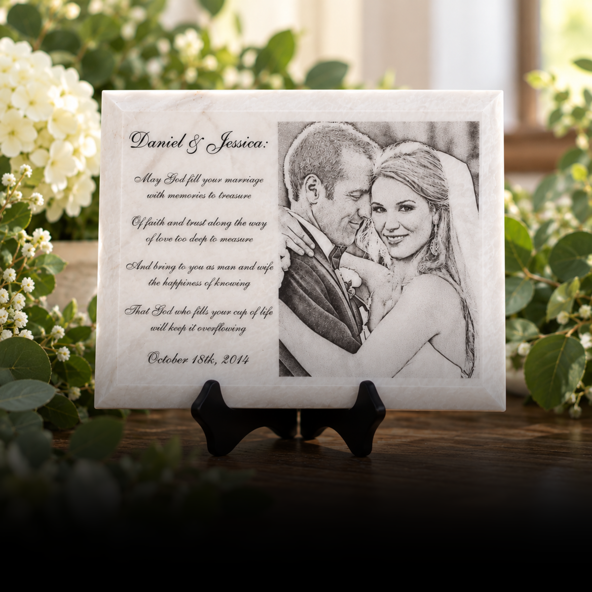 Engraved Marble Plaques
